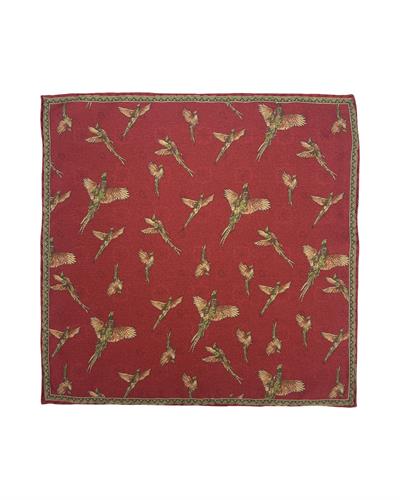 POCHETTE 33X33 100%SETA ORLO A MANO