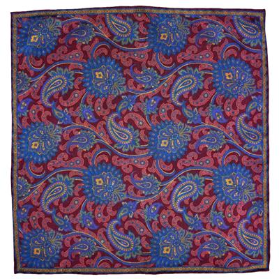 POCHETTE 33X33 100%SETA ORLO A MANO