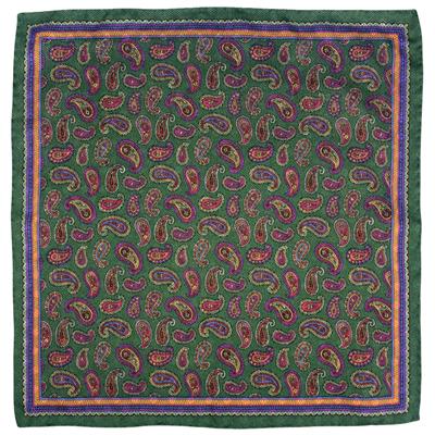 POCHETTE 33X33 100%SETA ORLO A MANO