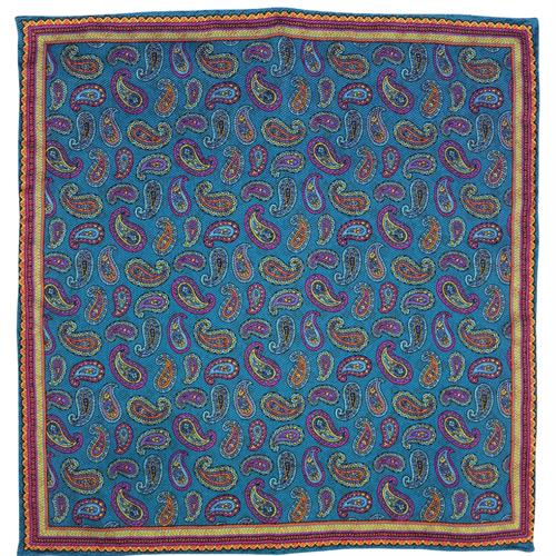 POCHETTE 33X33 100%SETA ORLO A MANO