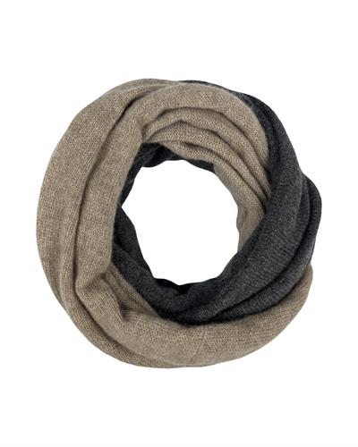 SCALDACOLLO BICOLORE 100%CASHMERE