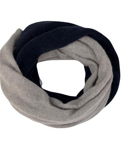 SCALDACOLLO BICOLORE 100%CASHMERE