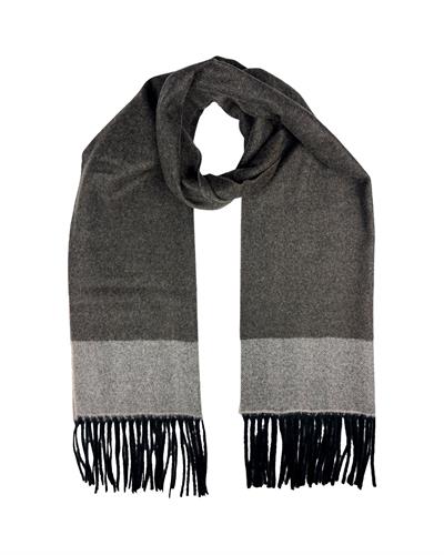 SCIARPA BICOLORE 100%LANA 37X180