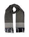 SCIARPA BICOLORE 100%LANA 37X180