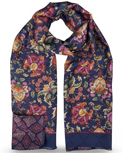 SCIARPA GASTONE DOUBLE FACE 46X185 100%SETA