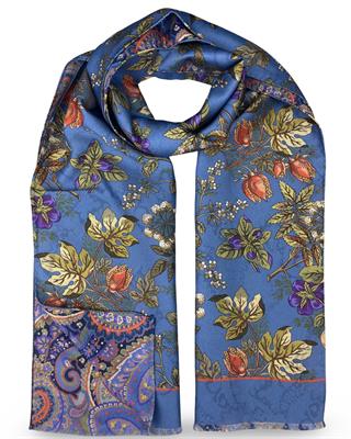 SCIARPA GASTONE DOUBLE FACE 46X185 100%SETA