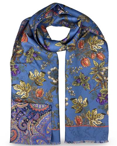 SCIARPA GASTONE DOUBLE FACE 46X185 100%SETA