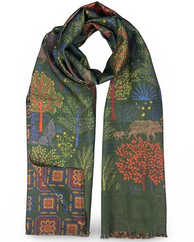 SCIARPA GASTONE DOUBLE FACE 46X185 100%SETA