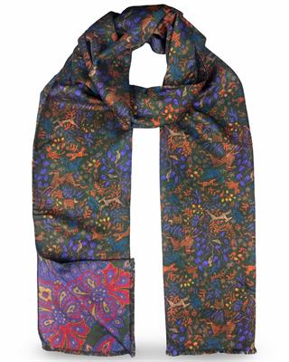 SCIARPA GASTONE DOUBLE FACE 46X185 100%SETA