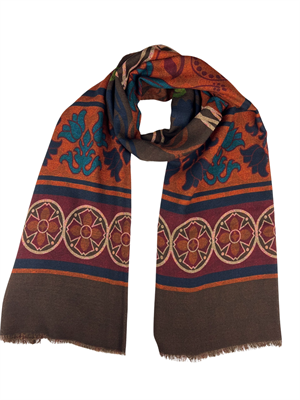 SCIARPA PARSIFAL DOUBLE FACE 100% LAMBSWOOL 70X195