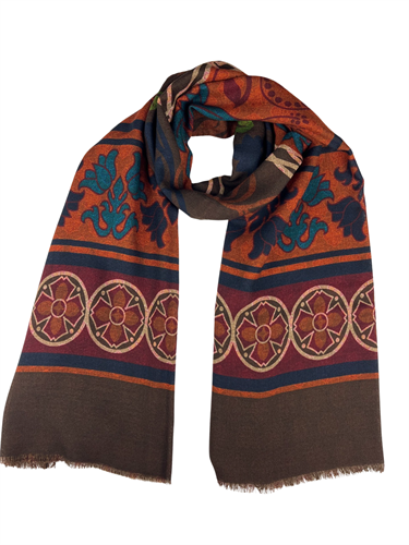 SCIARPA PARSIFAL DOUBLE FACE 100% LAMBSWOOL 70X195