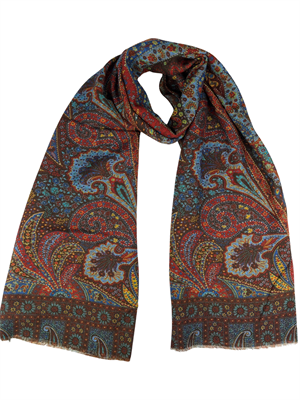 SCIARPA PARSIFAL DOUBLE FACE 100% LAMBSWOOL 70X195