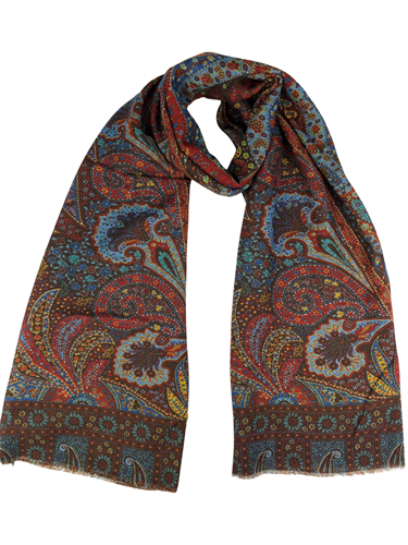 SCIARPA PARSIFAL DOUBLE FACE 100% LAMBSWOOL 70X195