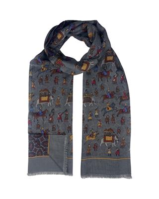 SCIARPA SCOTLAND TUBOLARE DOUBLE FACE 32X180 70%LANA 30%SETA