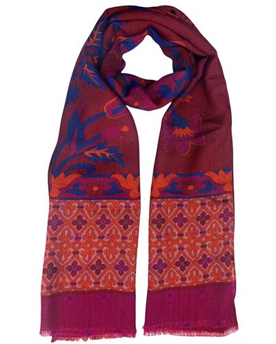 SCIARPA PARSIFAL DOUBLE FACE 100% LAMBSWOOL 70X195