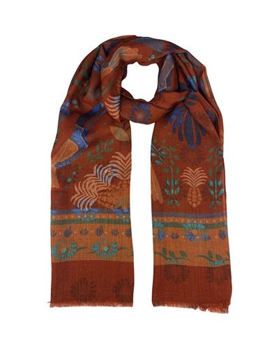 SCIARPA PARSIFAL DOUBLE FACE 100% LAMBSWOOL 70X195