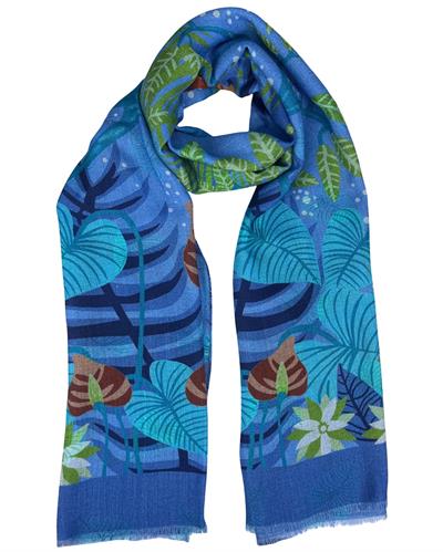 SCIARPA PARSIFAL DOUBLE FACE 100% LAMBSWOOL 70X195