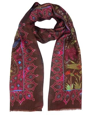 SCIARPA PARSIFAL DOUBLE FACE 100% LAMBSWOOL 70X195