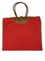 ROTOLO L SHOPPING BAG TESSUTO E CUOIO  59X48