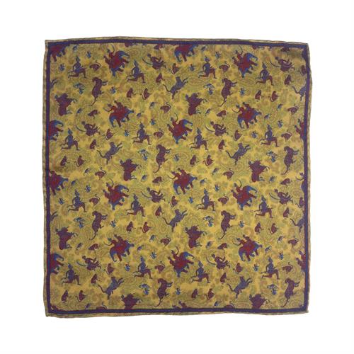 POCHETTE 33X33 100%SETA ORLO A MANO