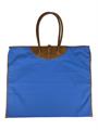 ROTOLO L SHOPPING BAG TESSUTO E CUOIO  59X48