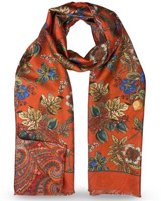 SCIARPA GASTONE DOUBLE FACE 45X180 100%SETA