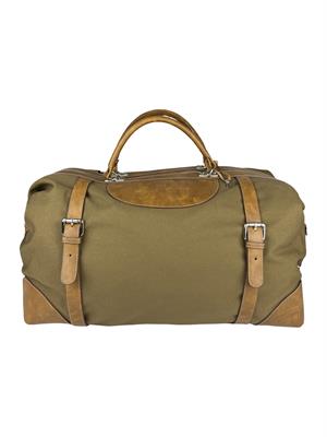 ERCOLANO BORSONE TESSUTO E PELLE 50X35X27