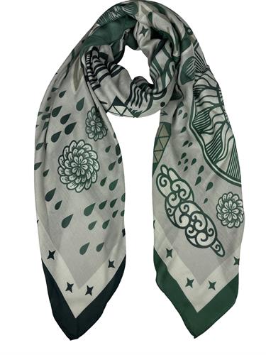 SQUARE-FOULARD 140X140 90%MODAL 10%CASHMERE