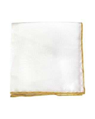 POCHETTE 33X33 100%SETA ORLO A MANO