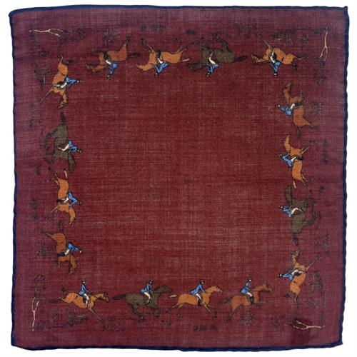 POCHETTE 33X33 100%LANA ORLO A MANO