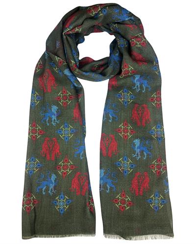 SCIARPA PARSIFAL DOUBLE FACE 100% LAMBSWOOL 70X195