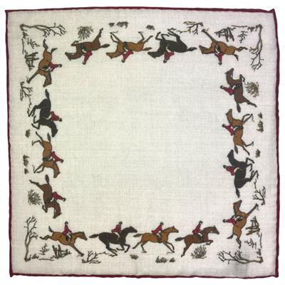 POCHETTE 33X33 100%LANA ORLO A MANO