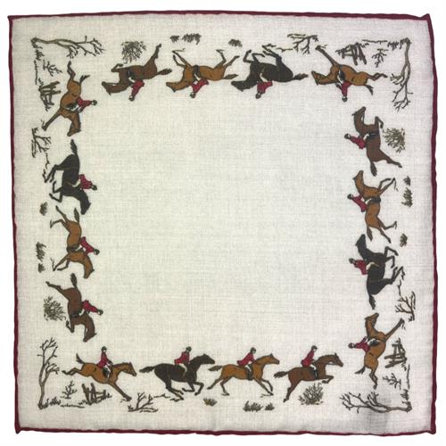 POCHETTE 33X33 100%LANA ORLO A MANO