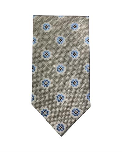 CRAVATTA CAPRI 70% COTONE 30% SETA