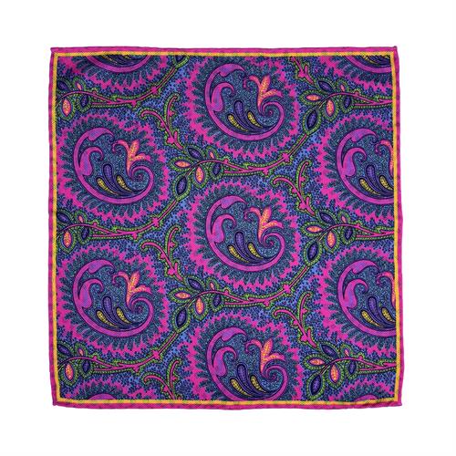 POCHETTE 33X33 100%SETA ORLO A MANO