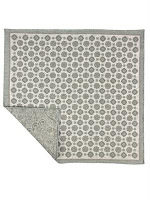 POCHETTE DOUBLE FACE 33X33 70%SETA 30%COTONE