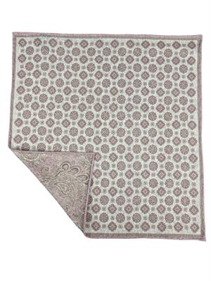 POCHETTE DOUBLE FACE 33X33 70%SETA 30%COTONE