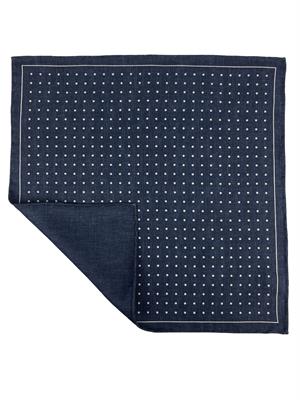 POCHETTE DOUBLE FACE 33X33 100%SETA ORLO A MANO