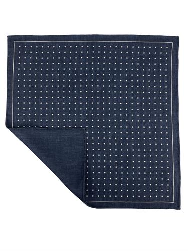 POCHETTE DOUBLE FACE 33X33 100%SETA ORLO A MANO