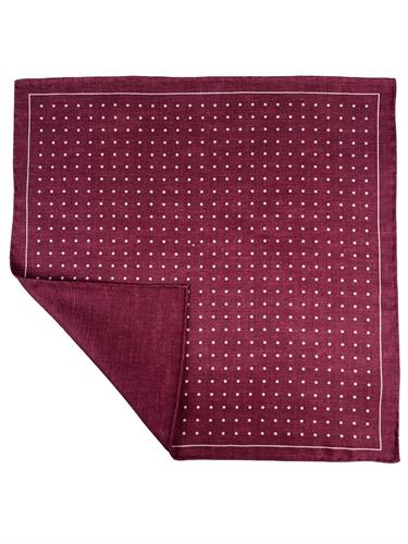 POCHETTE DOUBLE FACE 33X33 100%SETA ORLO A MANO