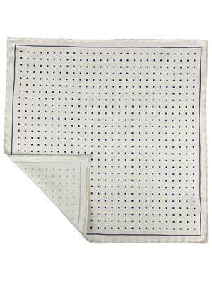 POCHETTE DOUBLE FACE 33X33 100%SETA ORLO A MANO