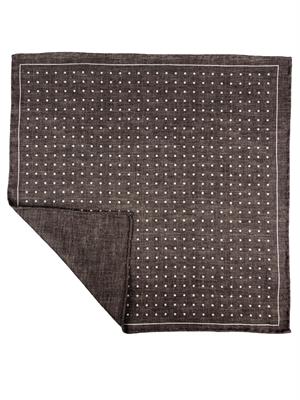 POCHETTE DOUBLE FACE 33X33 100%SETA ORLO A MANO