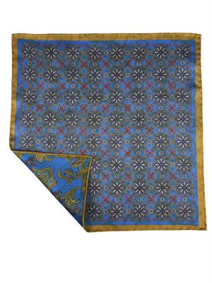 POCHETTE DOUBLE FACE 33X33 100%SETA ORLO A MANO