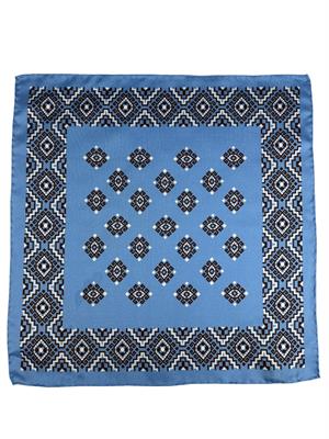 POCHETTE 33X33 100%SETA ORLO A MANO