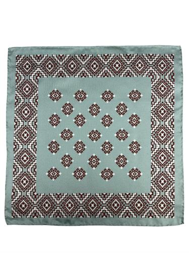 POCHETTE 33X33 100%SETA ORLO A MANO