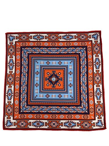 POCHETTE 33X33 100%SETA ORLO A MANO