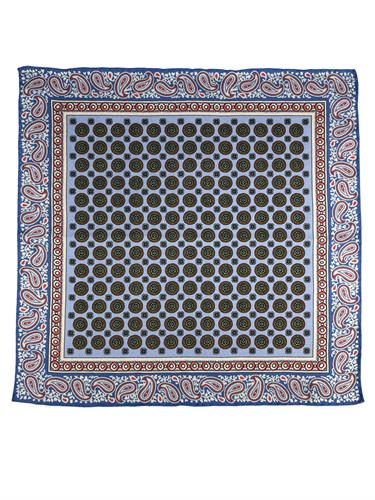 POCHETTE 33X33 100%SETA ORLO A MANO