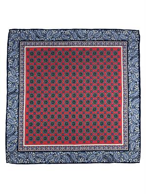 POCHETTE 33X33 100%SETA ORLO A MANO