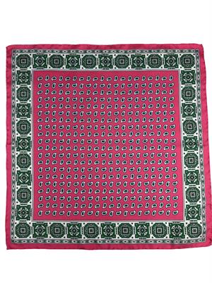 POCHETTE 33X33 100%SETA ORLO A MANO