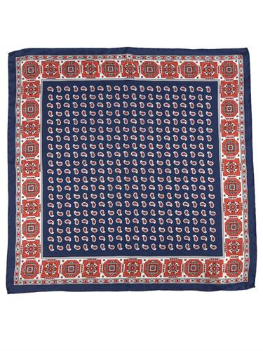 POCHETTE 33X33 100%SETA ORLO A MANO